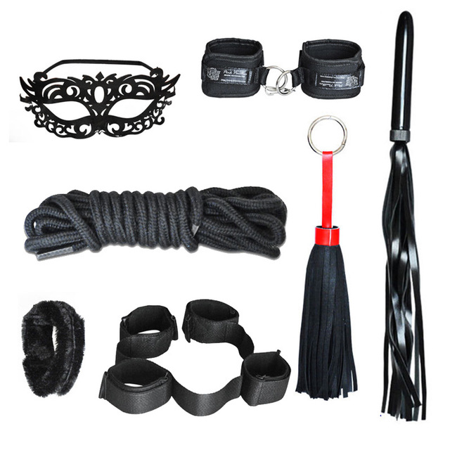 SM用品10件套另類調(diào)教捆綁繩 調(diào)情束縛性工具激情助性器具