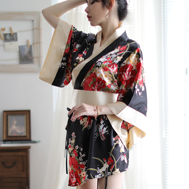 新款日式和服情趣內(nèi)衣極度誘惑性感可愛俏皮角色扮演